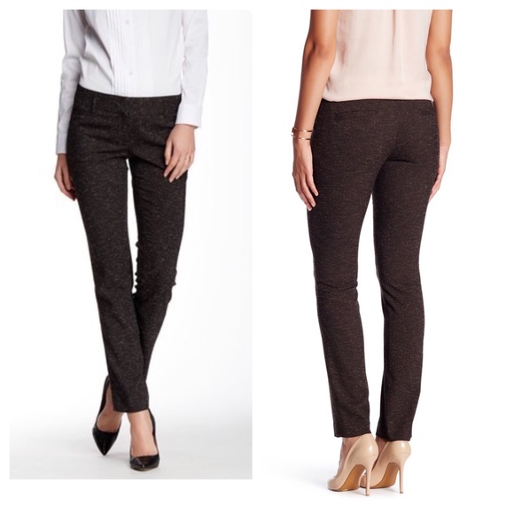 narrow leg trousers